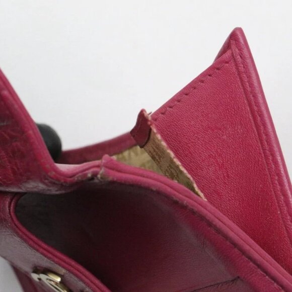 Chanel Coco Mark Icon Bi-Fold Wallet Leather - Pink *READ* - Picture 9 of 16